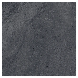 Sant’Agostino Klinker <strong>Bergstone</strong>  Sort Skridsikker Mat-Struktur 3D 60x60 cm