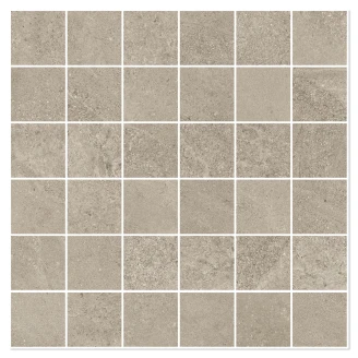 Sant’Agostino Mosaik Klinker <strong>Bergstone</strong>  Sand Mat-Struktur 3D 30x30 (5x5) cm