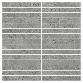 Sant’Agostino Mosaik Klinker <strong>Bergstone</strong>  Mørk Mat-Struktur 3D 30x30 cm