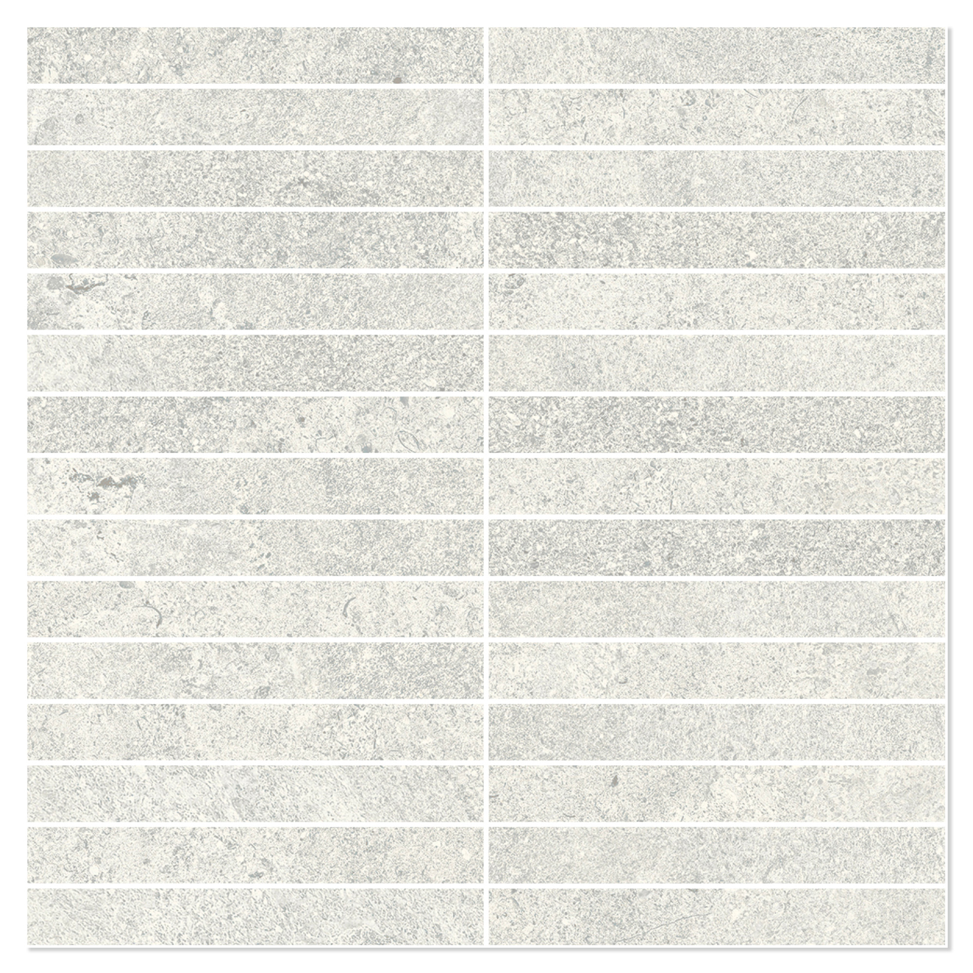 Sant’Agostino Mosaik Klinker Bergstone Lys Mat-Struktur 3D 30x30 cm