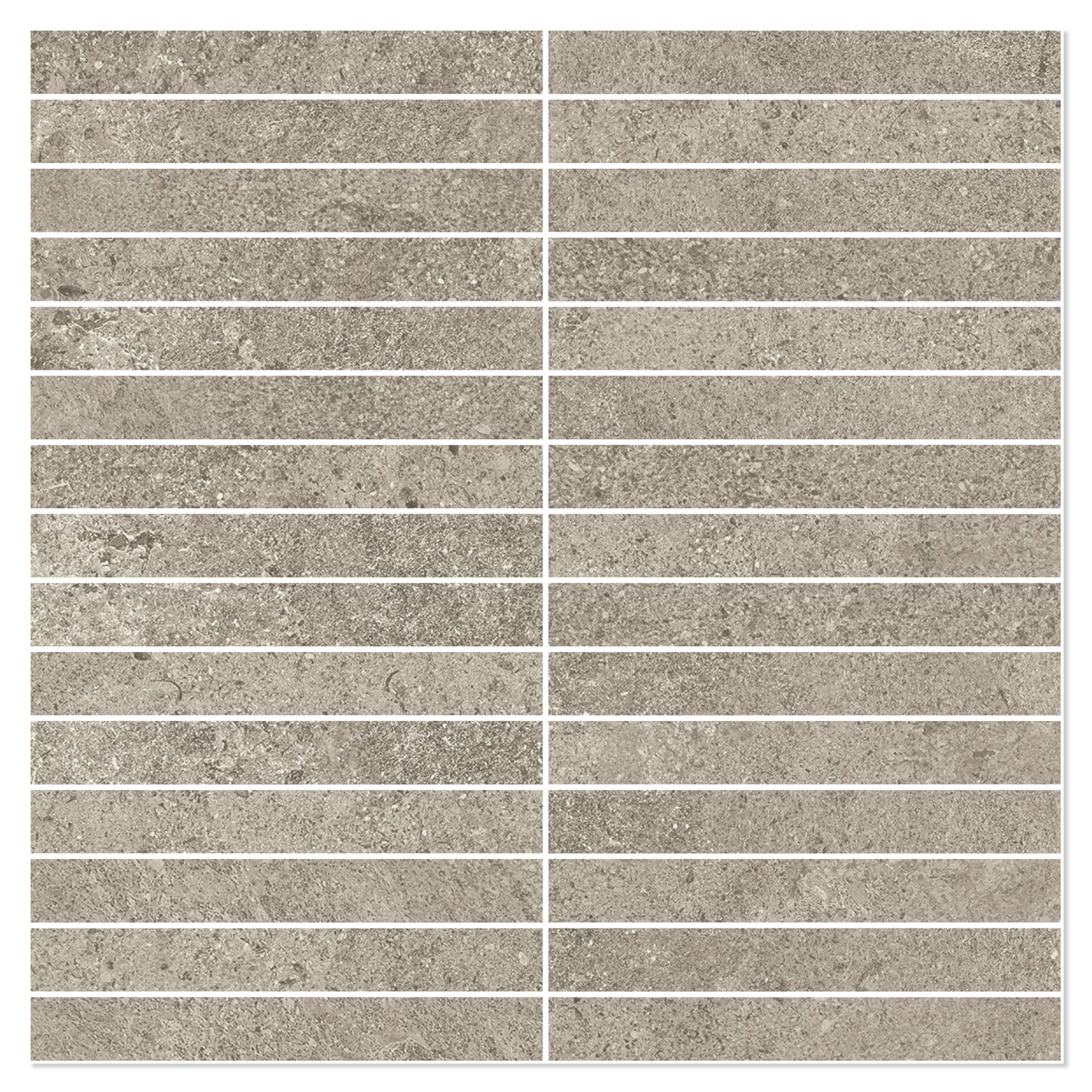 Sant’Agostino Mosaik Klinker Bergstone Sand Mat-Struktur 3D 30x30 cm