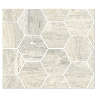 Sant’Agostino Hexagon Mosaik Klinker <strong>Invictus</strong>  Perle Poleret 30x35 cm