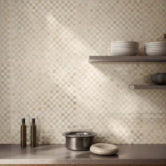 Sant’Agostino Klinker <strong>Invictus Cross</strong>  Bland Varmt Poleret 60x60 cm