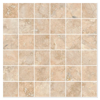 Sant’Agostino Mosaik Klinker <strong>Invictus Cross</strong>  Beige Mat 30x30 (5x5) cm