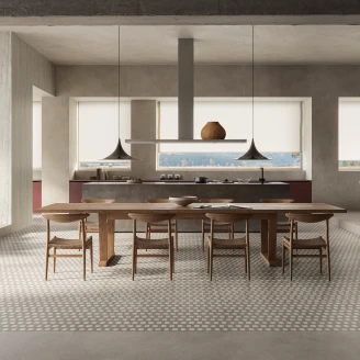 Sant’Agostino Klinker <strong>Gravel</strong>  Lille Grå Mat-Struktur 3D 120x120 cm