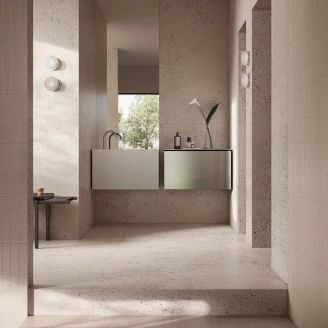 Sant’Agostino Klinker <strong>Gravel</strong>  Lille Lys Mat-Struktur 3D 120x120 cm