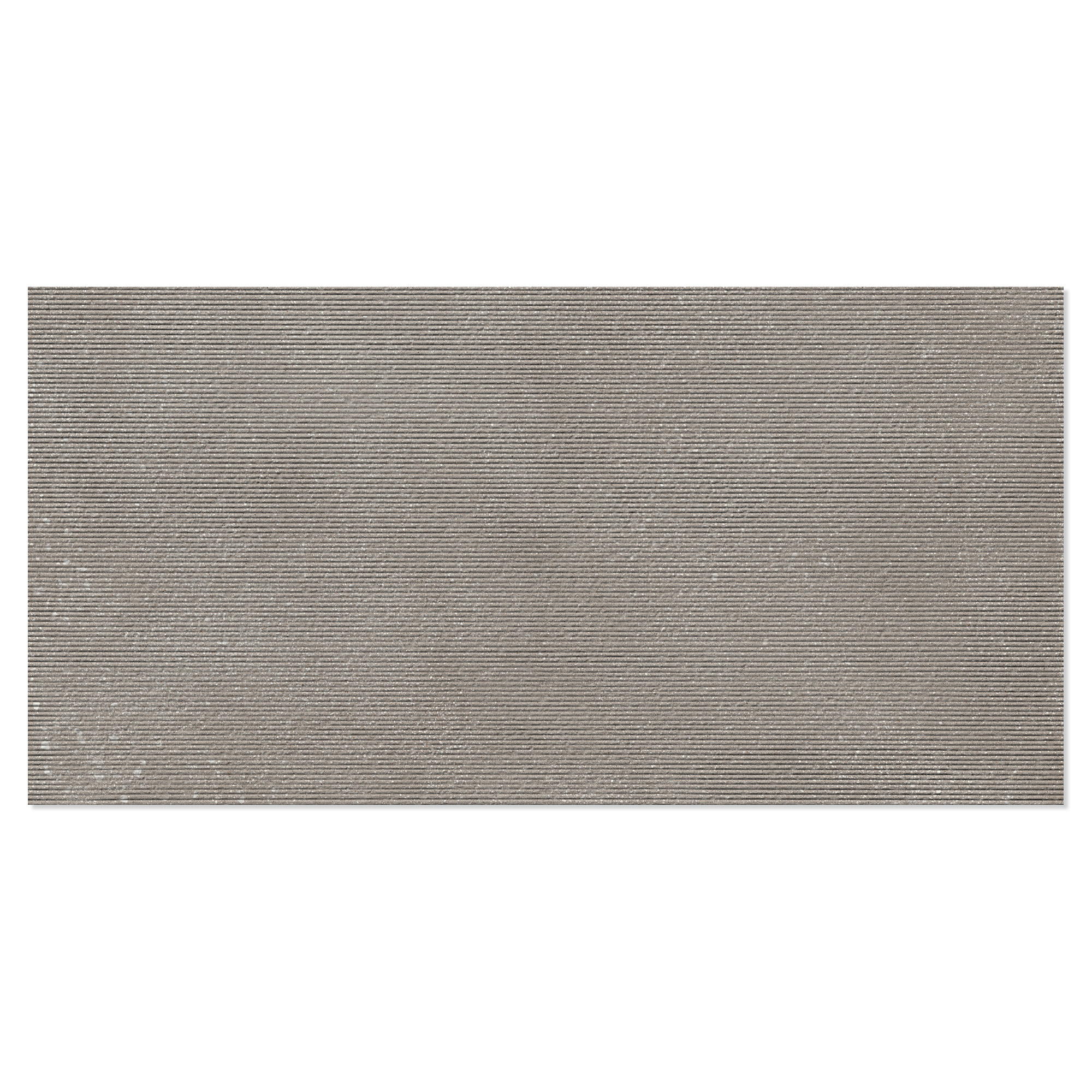 Sant’Agostino Vægflise Gravel Lille Plissé Grå Mat-Relief 60x120 cm