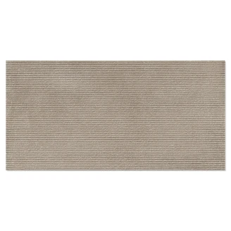 Sant’Agostino Vægflise <strong>Gravel</strong>  Lille Plisseret Sand Mat-Relief 60x120 cm