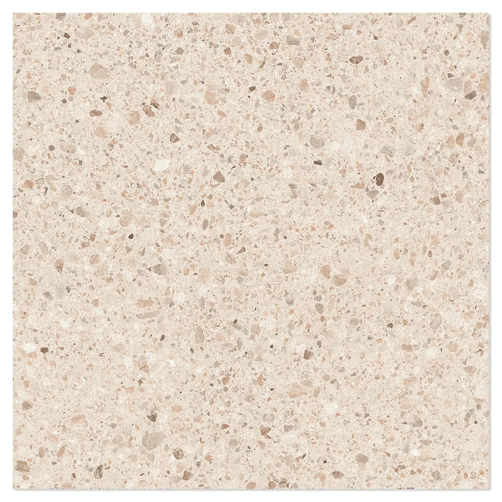 Sant’Agostino Klinker Gravel Fuldt Lys Mat-Struktur 3D 60x60 cm