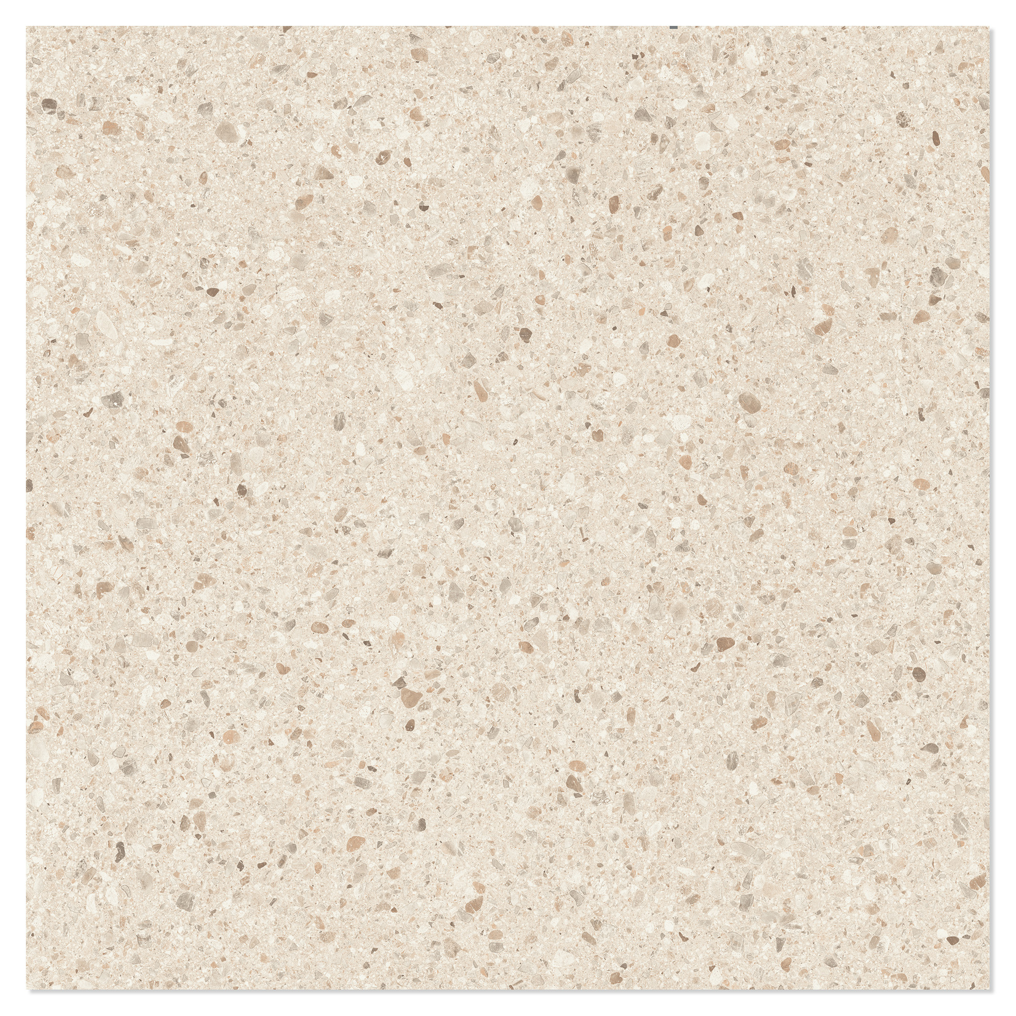 Sant’Agostino Udendørs Klinker Gravel Fuldt Lys Mat-Struktur 3D 90x90 cm Tykkelse 20 mm