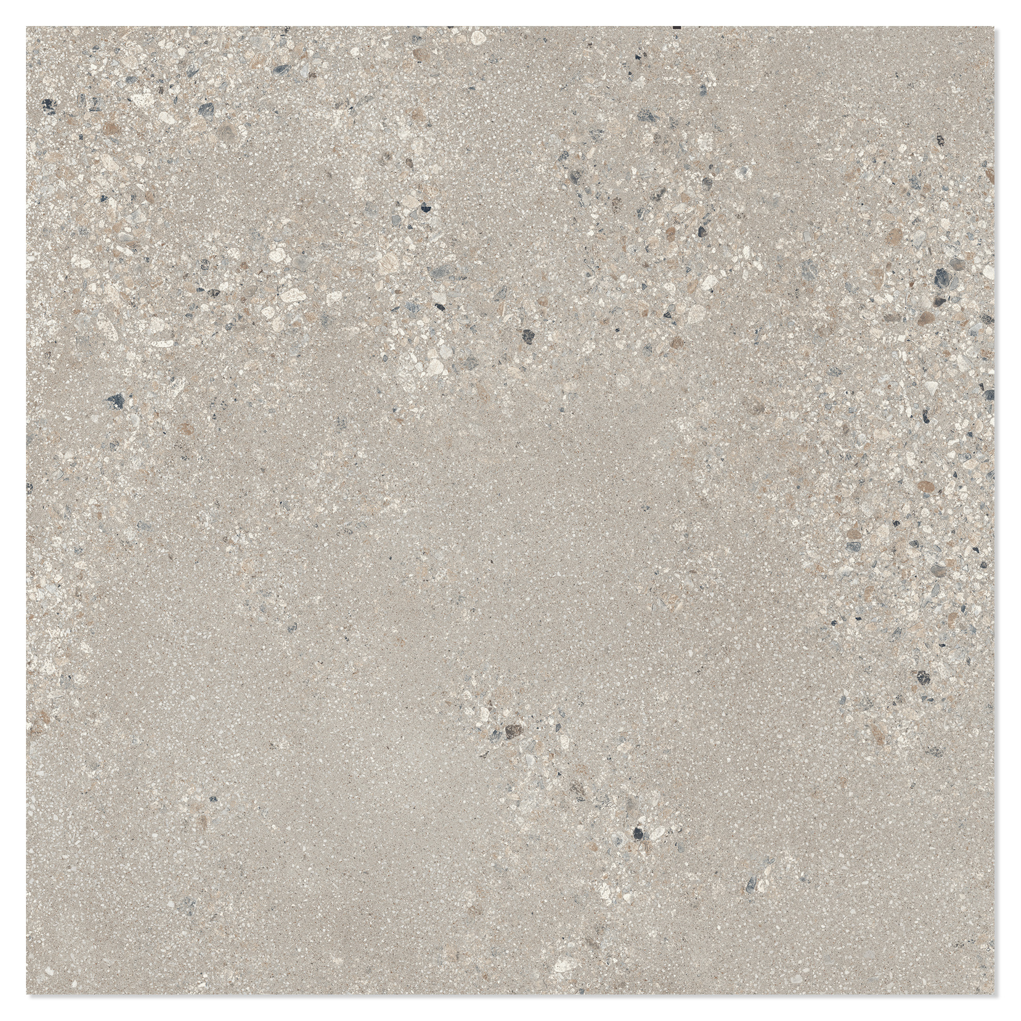 Sant’Agostino Klinker Gravel Stor Grå Mat-Struktur 3D 90x90 cm