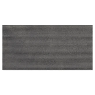 Sant’Agostino Vægflise <strong>Baystone</strong>  Plisseret Mørk Mat-Relief 60x120 cm