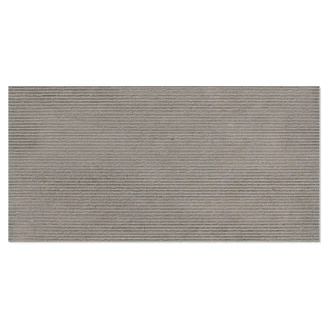 Sant’Agostino Vægflise <strong>Baystone</strong>  Plisseret Grå Mat-Relief 60x120 cm
