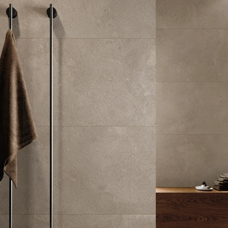 Sant’Agostino Klinker Baystone Elfenben Mat-Struktur 3D 60x120 cm