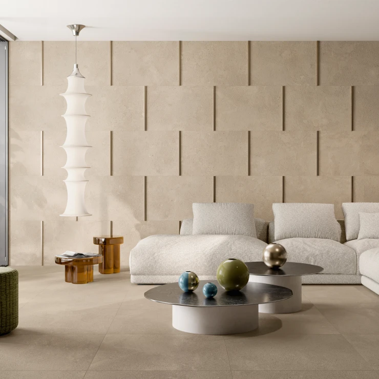 Sant’Agostino Klinker Baystone Sand Mat-Struktur 3D 60x90 cm