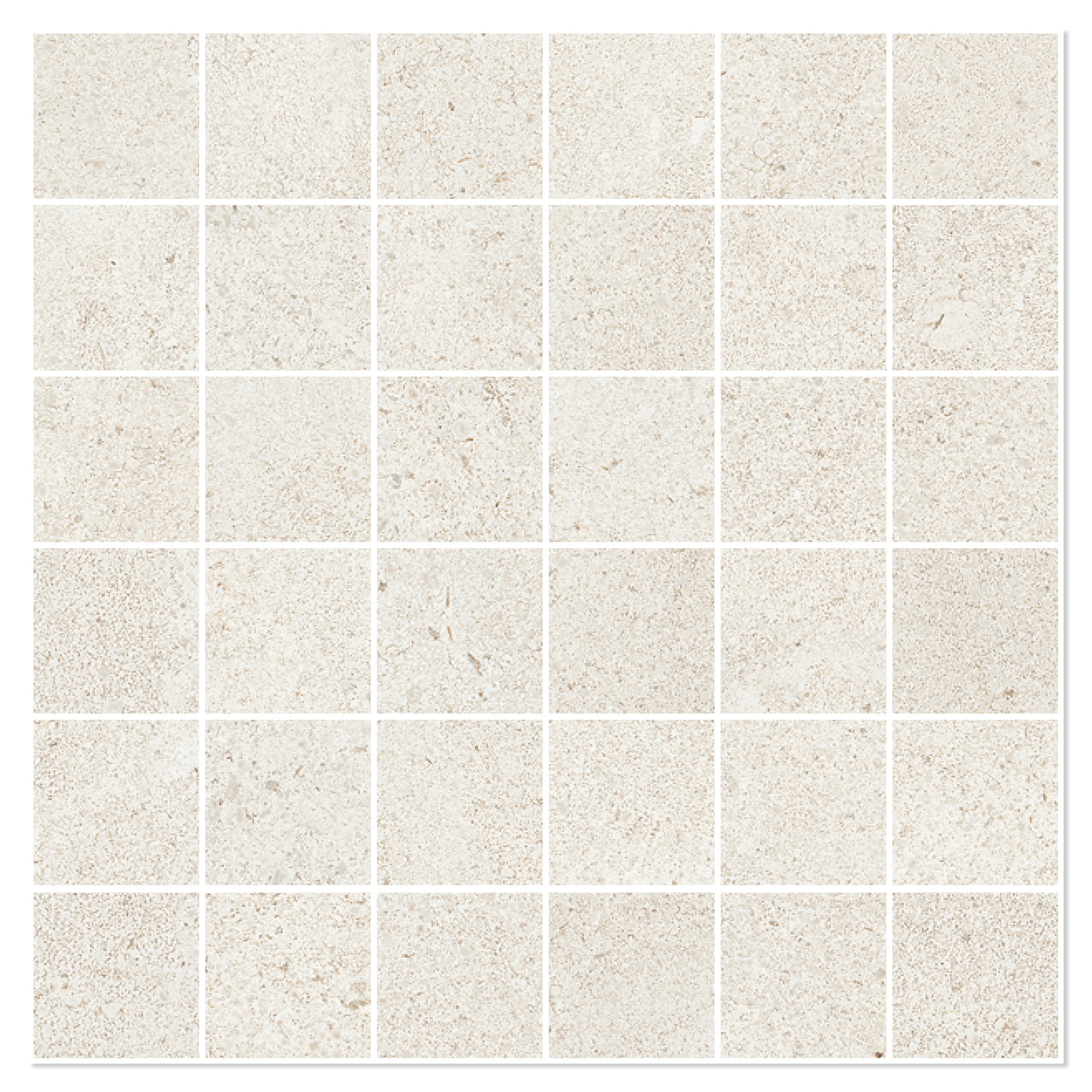 Sant’Agostino Mosaik Klinker Baystone Lys Mat-Struktur 3D 30x30 (5x5) cm