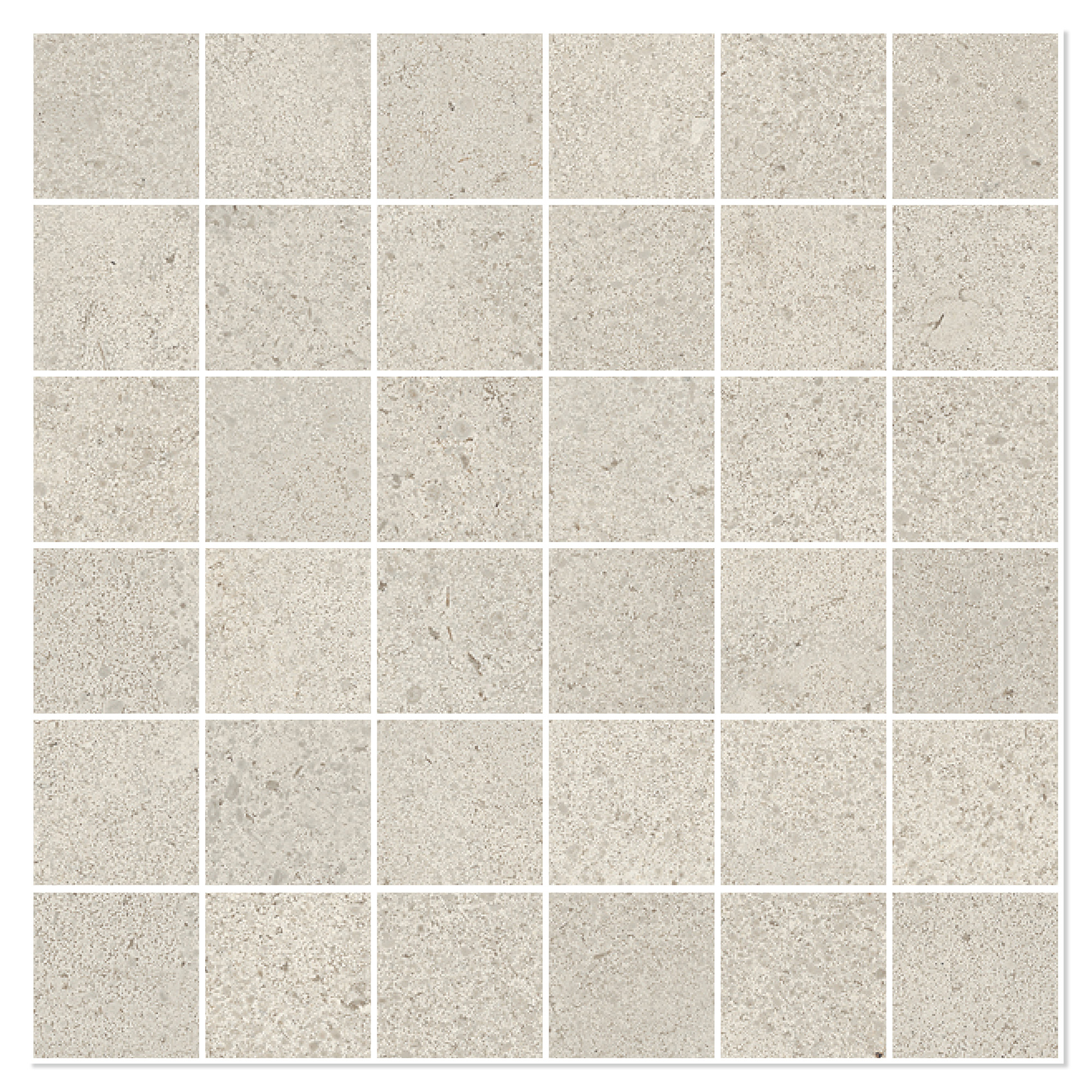 Sant’Agostino Mosaik Klinker Baystone Perle Mat-Struktur 3D 30x30 (5x5) cm