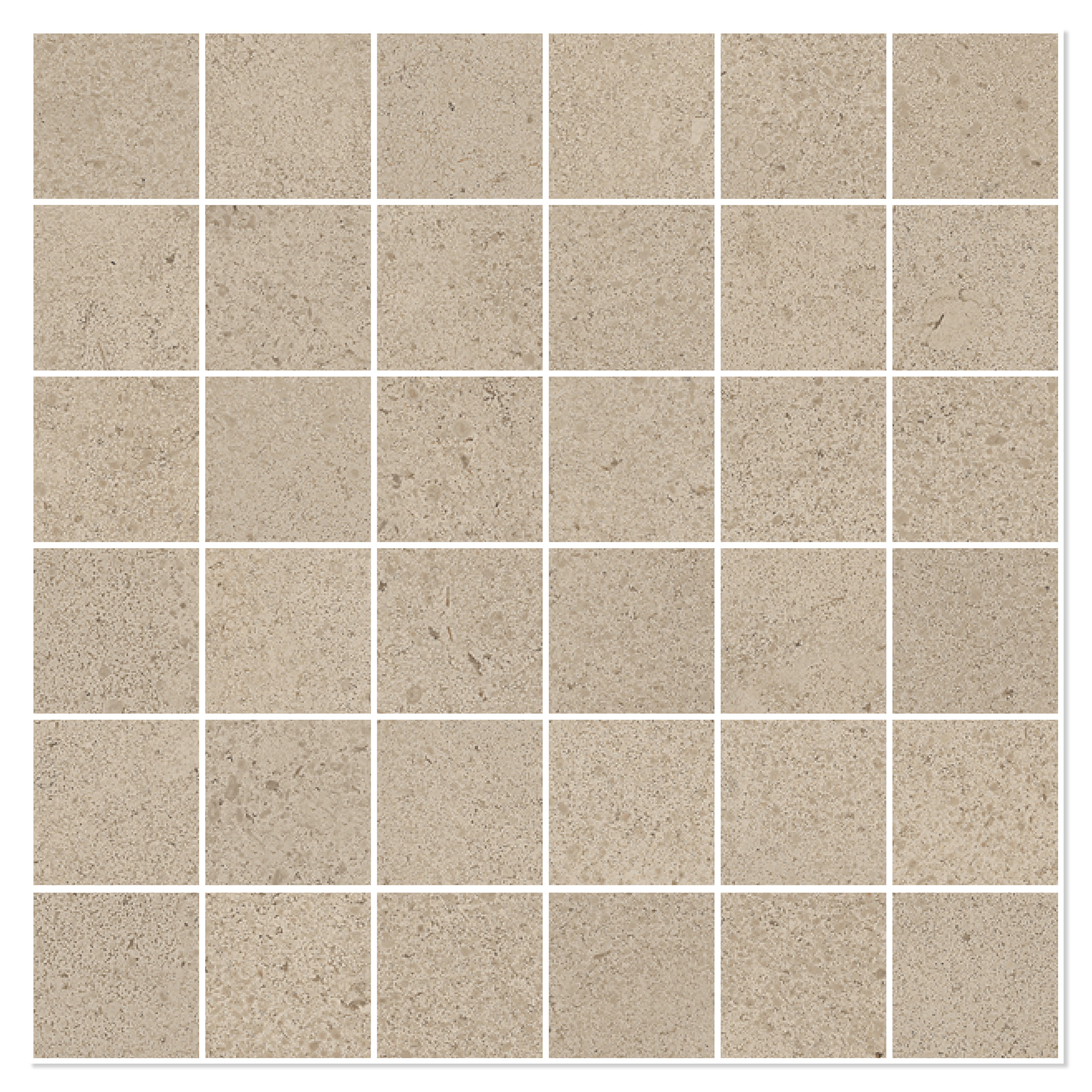 Sant’Agostino Mosaik Klinker Baystone Sand Mat-Struktur 3D 30x30 (5x5) cm