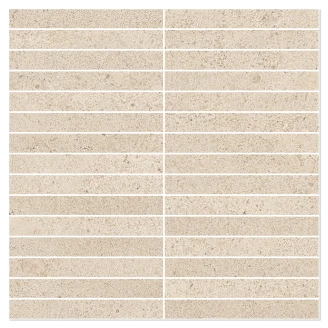 Sant’Agostino Mosaik Klinker <strong>Baystone</strong>  Plus Elfenben Mat-Struktur 3D 30x30 cm