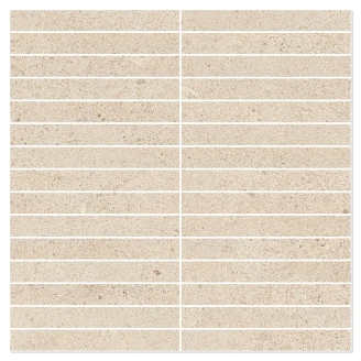 Sant’Agostino Mosaik Klinker <strong>Baystone</strong>  Plus Elfenben Mat-Struktur 3D 30x30 cm