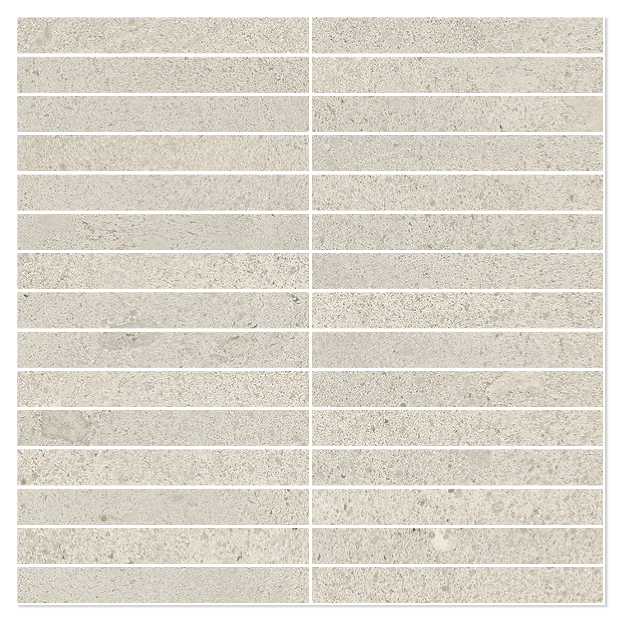 Sant’Agostino Mosaik Klinker Baystone Plus Perle Mat-Struktur 3D 30x30 cm