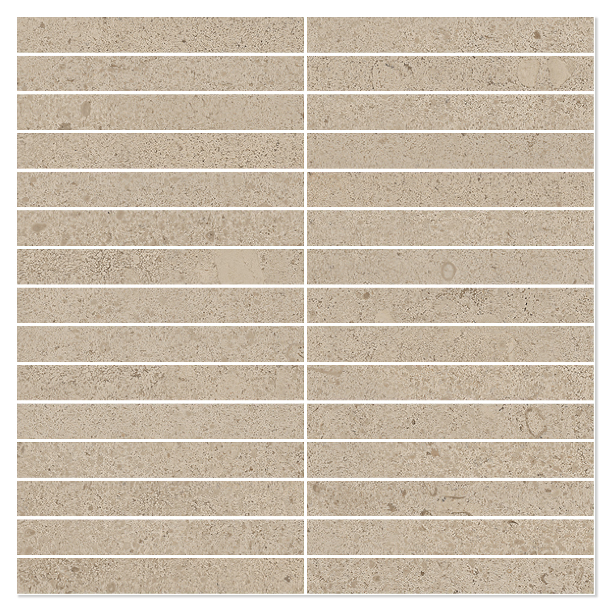 Sant’Agostino Mosaik Klinker Baystone Plus Sand Mat-Struktur 3D 30x30 cm