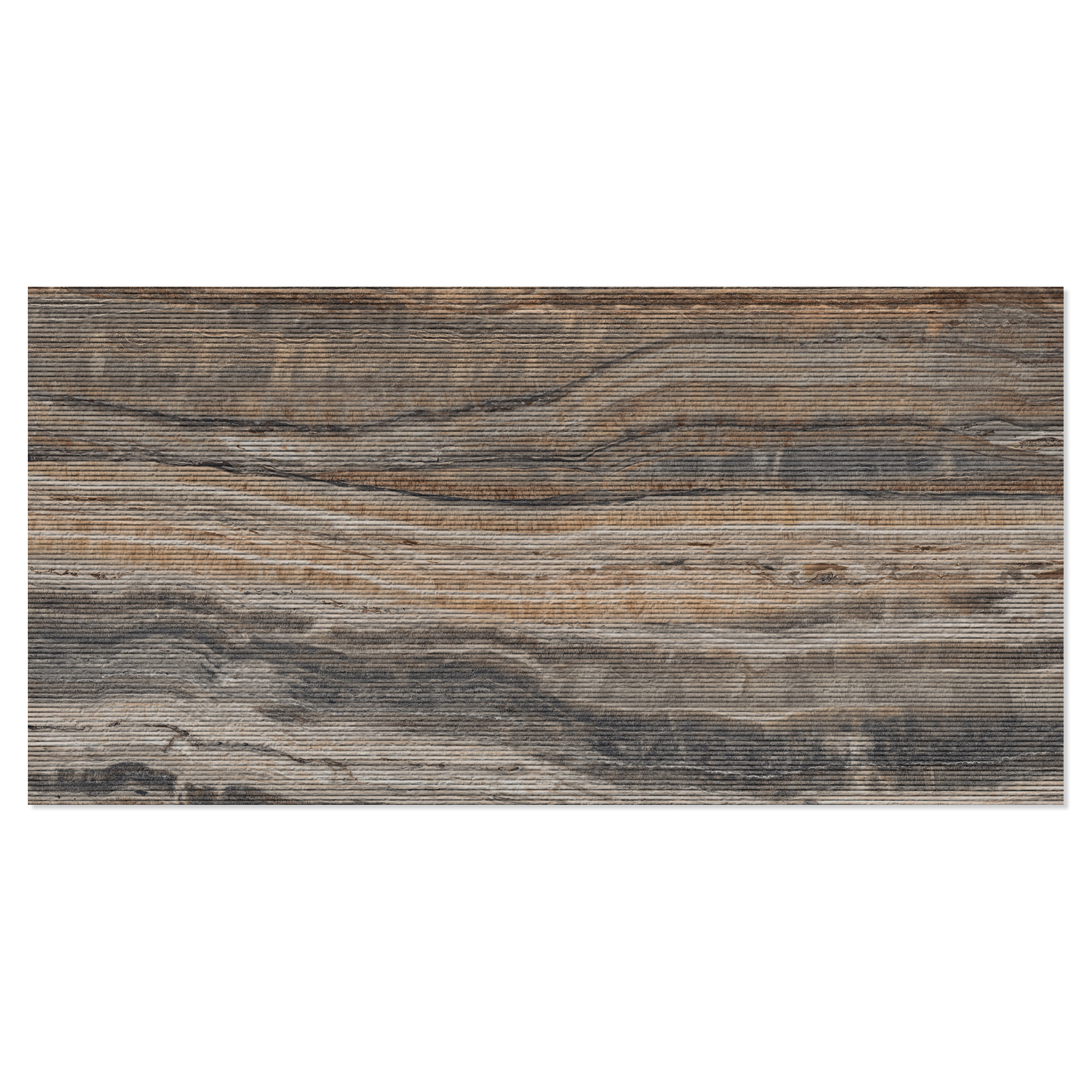 Sant’Agostino Vægflise Astral Plisseret Rav Mat-Relief 60x120 cm