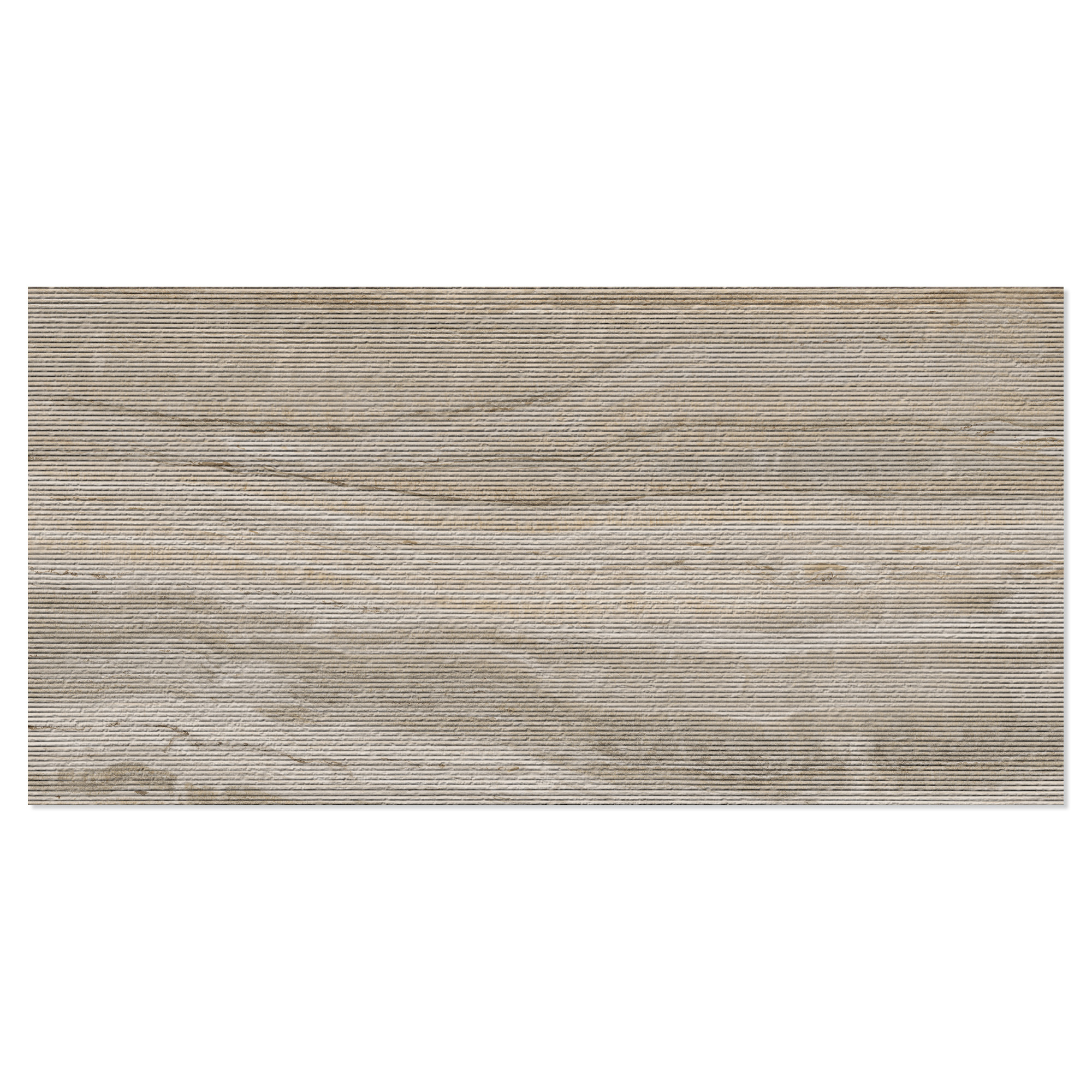 Sant’Agostino Vægflise Astral Plisseret Beige Mat-Relief 60x120 cm