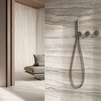 Sant’Agostino Vægflise <strong>Astral</strong>  Plisseret Perle Mat-Relief 60x120 cm