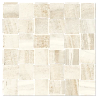Sant’Agostino Mosaik Klinker <strong>Astral</strong>  Storm Elfenben Mat-Struktur 3D 30x30 cm