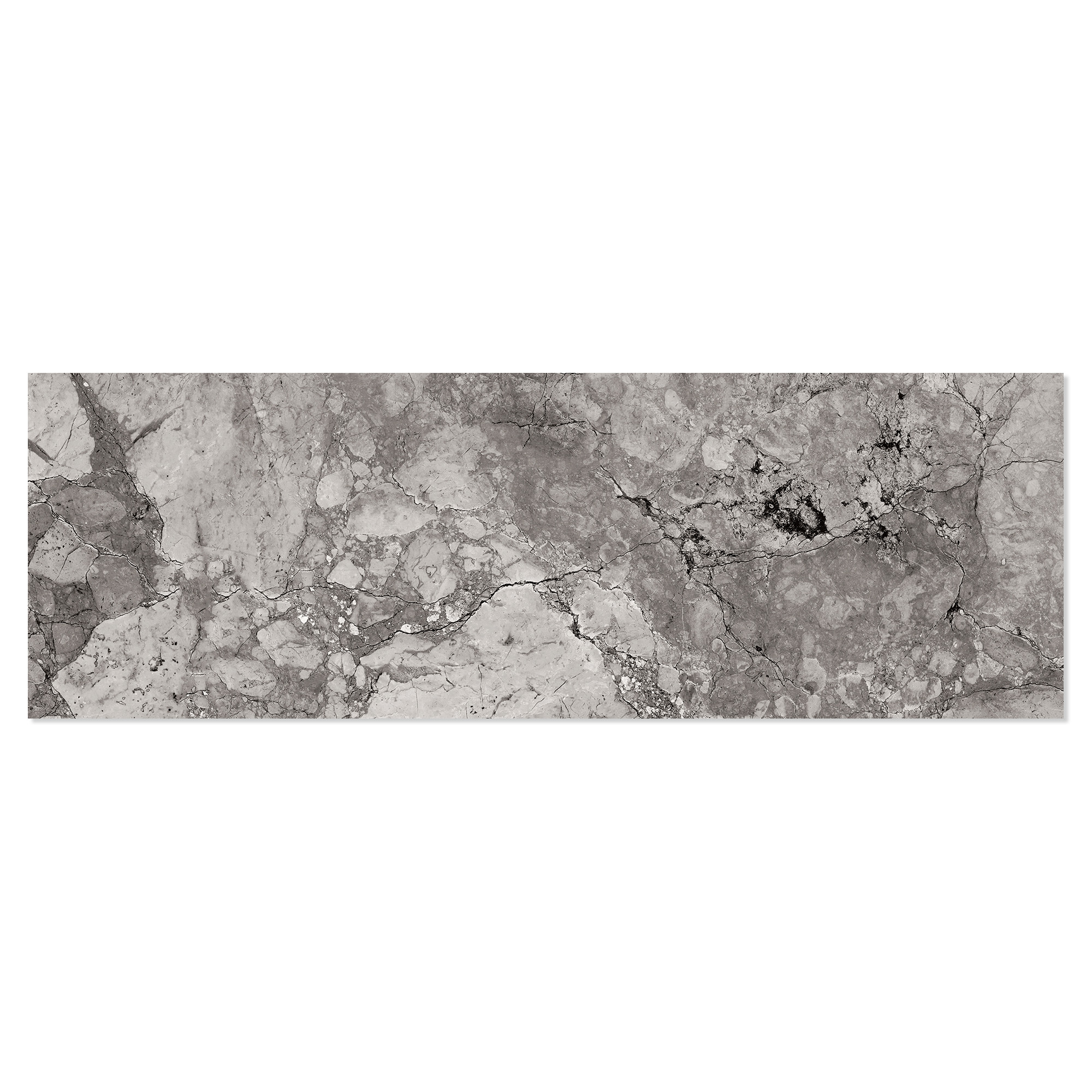 Sant’Agostino Marmor Klinker Mystic Mørk Poleret 10x30 cm