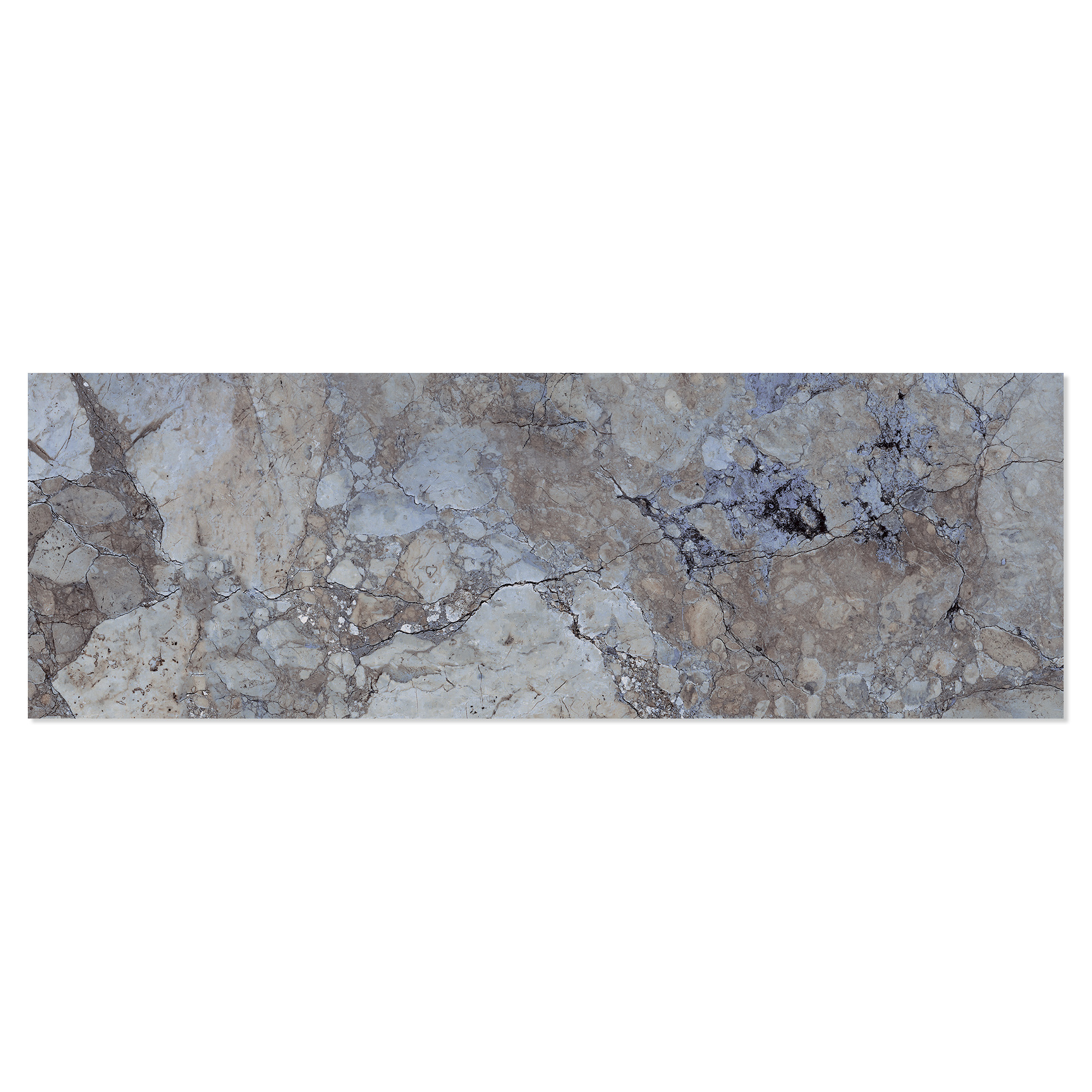 Sant’Agostino Marmor Klinker Mystic Ocean Poleret 10x30 cm