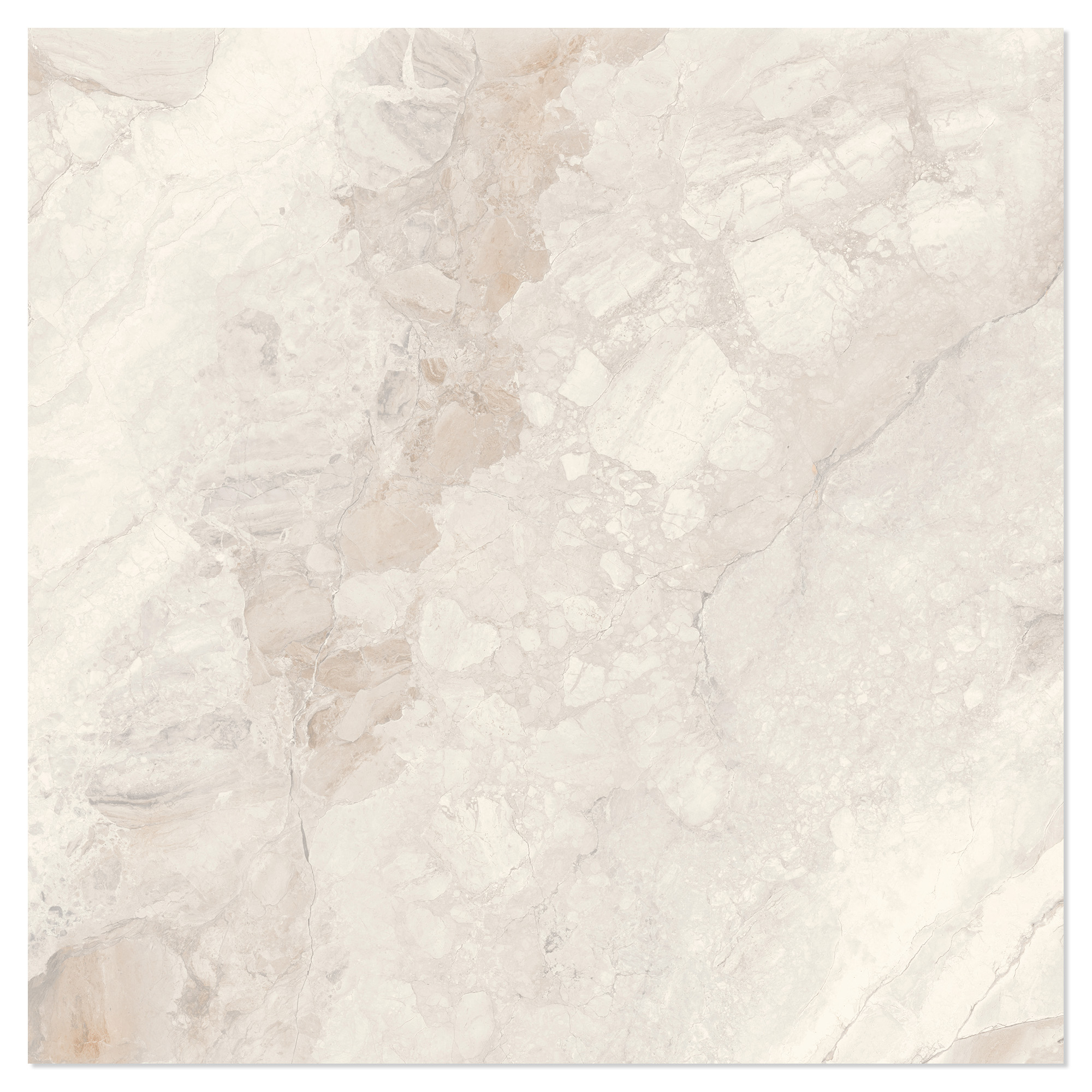 Sant’Agostino Marmor Klinker Mystic Elfenben Poleret 89x89 cm