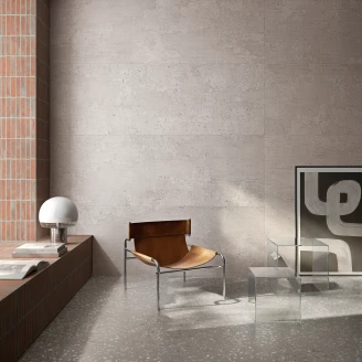 Sant’Agostino Klinker <strong>Glow</strong>  Grå Mat-Struktur 3D 120x120 cm