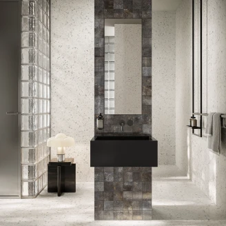 Sant’Agostino Klinker <strong>Glow</strong>  Silkelys Mat-Satin 120x120 cm