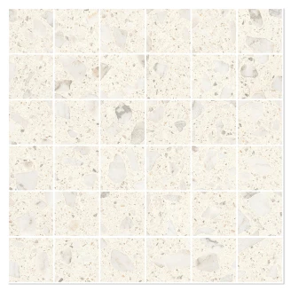 Sant’Agostino Mosaik Klinker <strong>Glow</strong>  Elfenben Mat-Struktur 3D 30x30 (5x5) cm