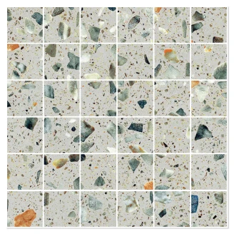 Sant’Agostino Mosaik Klinker <strong>Glow</strong>  Plus Salvie Poleret 30x30 (5x5) cm