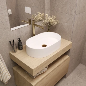 Bordplade <strong>Elmstone</strong>  Eg Mat 80 cm