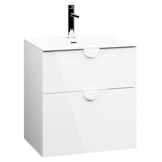 Underskab <strong>Celeste</strong>  Hvid Blank 60 cm med Vask Hvid Blank