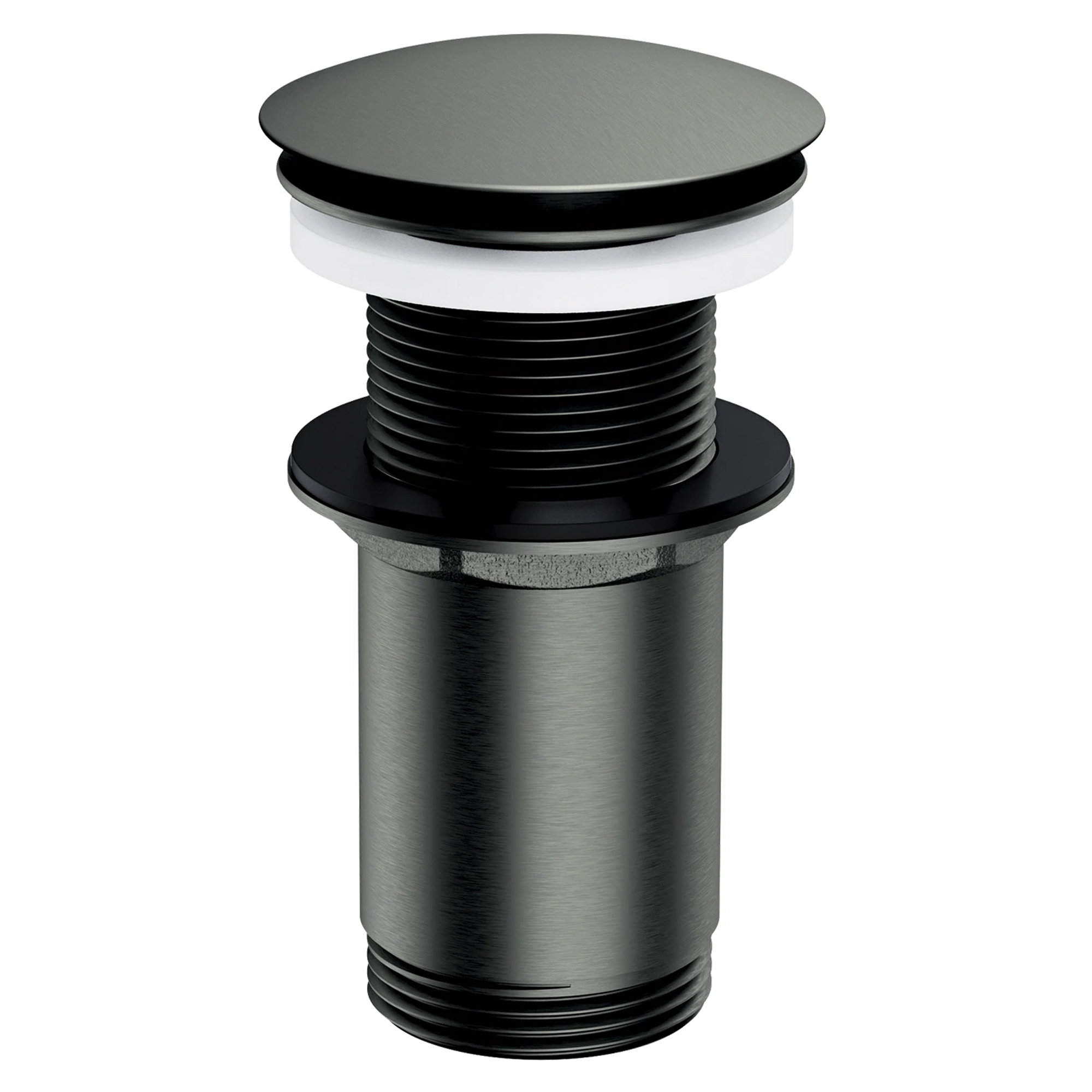 Omnires Bundventil Click Clack Grafit Mat til Håndvask uden Overløb