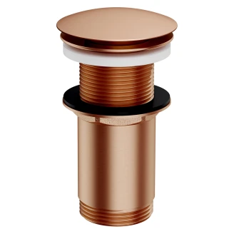 Omnires Bundventil Click Clack Kobber Mat til Håndvask uden Overløb