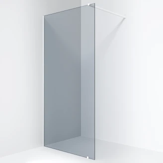 Ravak Brusevæg <strong>Walk In Wall</strong>  8 mm 100x200 cm Hvid Mat Tonet