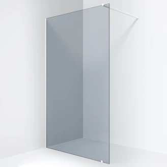 Ravak Brusevæg <strong>Walk In Wall</strong>  8 mm 120x200 cm Hvid Mat Tonet