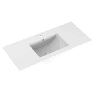 Vaskeskab <strong>Tone</strong>  Beige Mat 120 cm, 1 Skuffe med Vask
