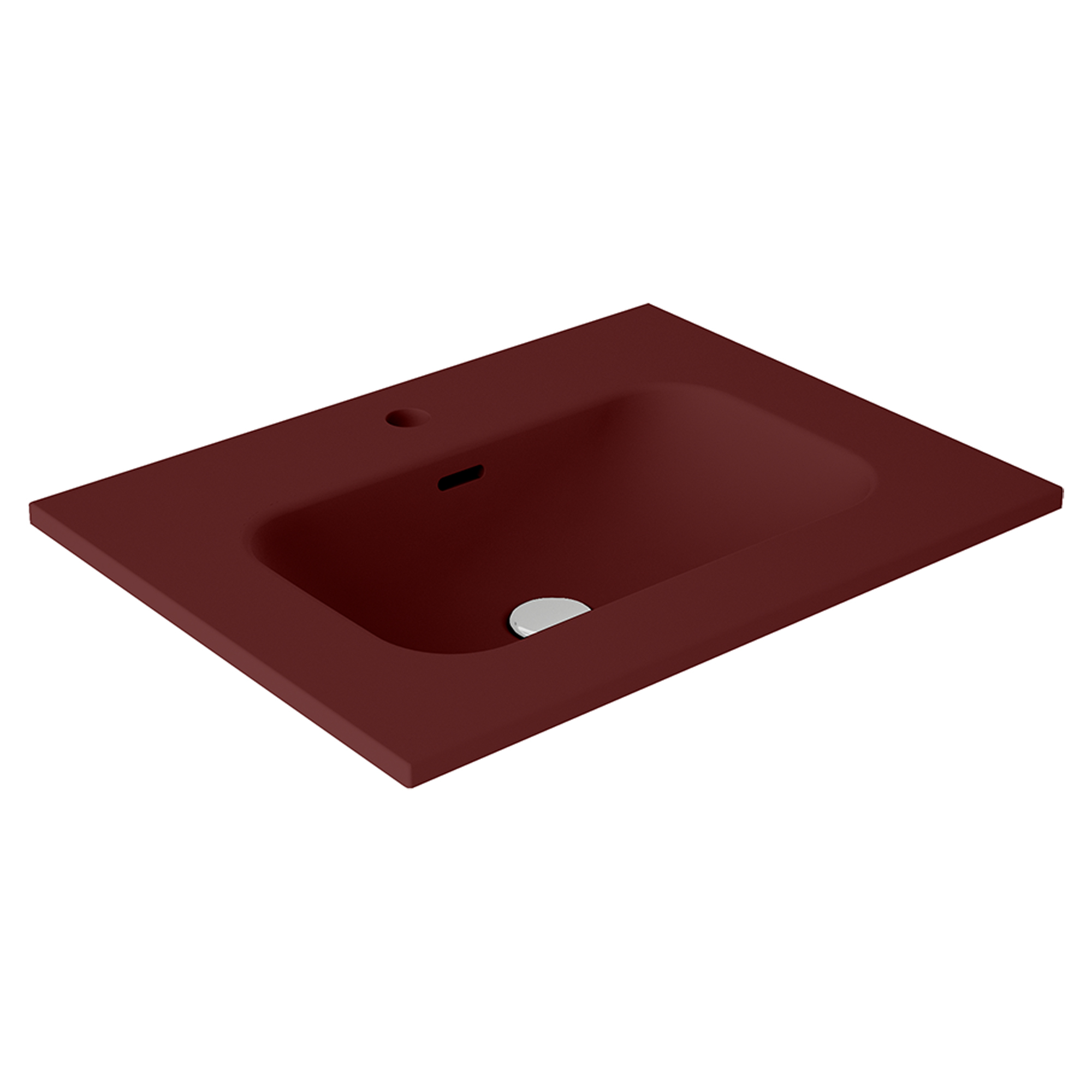 Håndvask Vibrante Rød Mat 60 cm