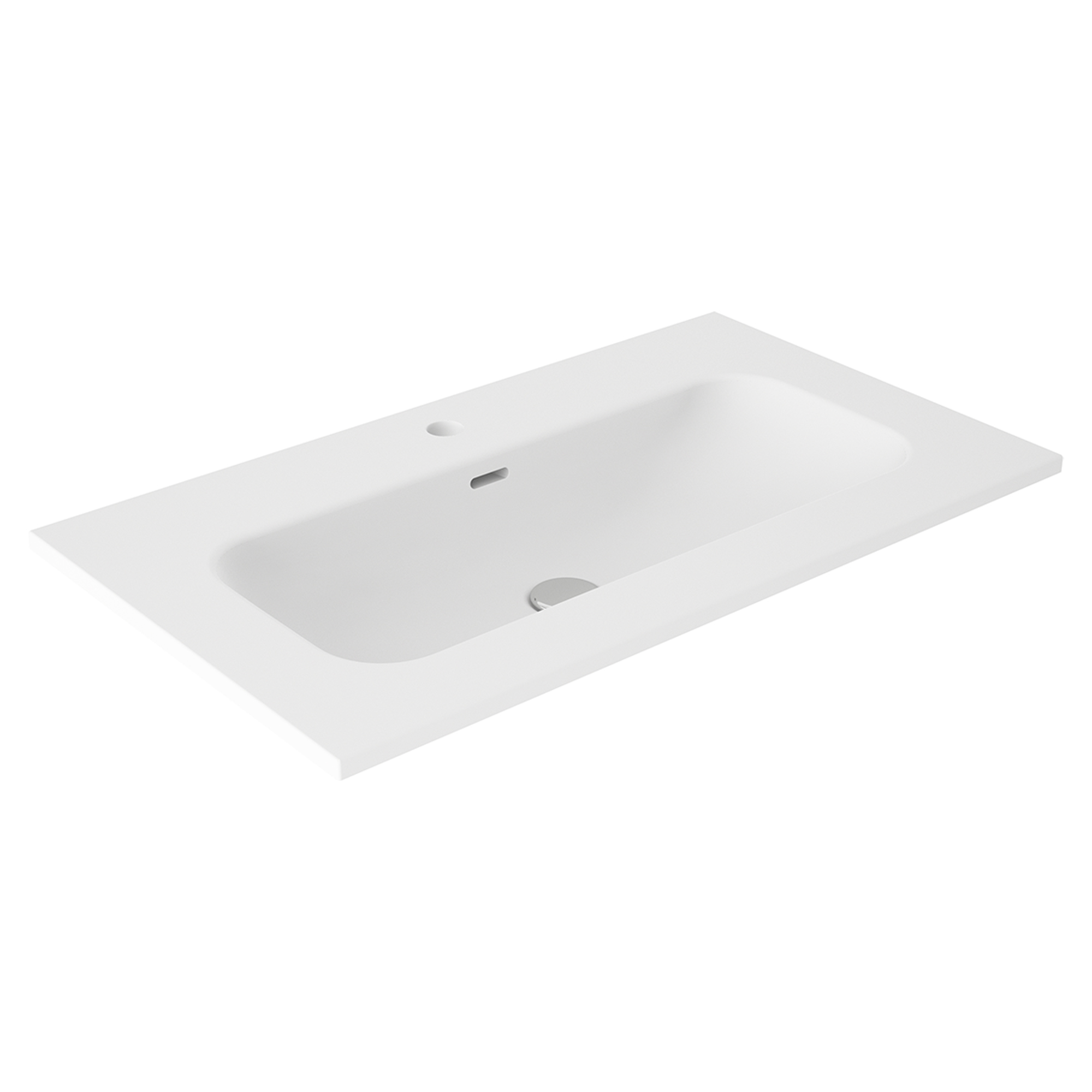 Håndvask Vibrante Hvid Mat 80 cm