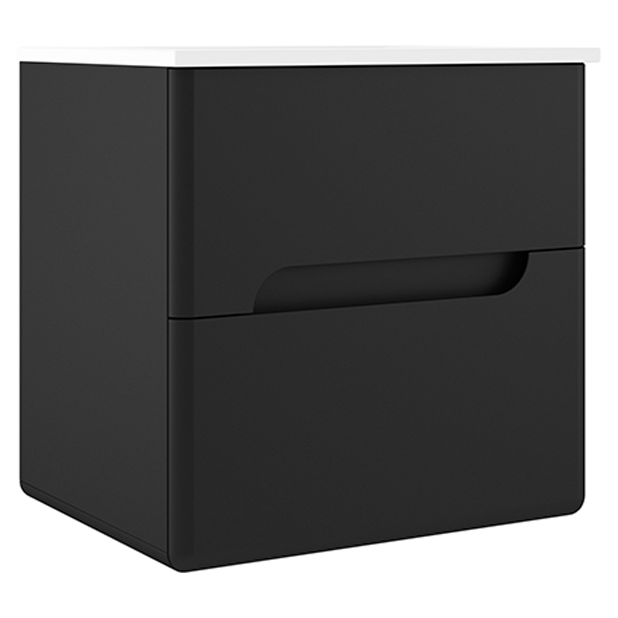 Underskab Rondo Sort Mat 60 cm