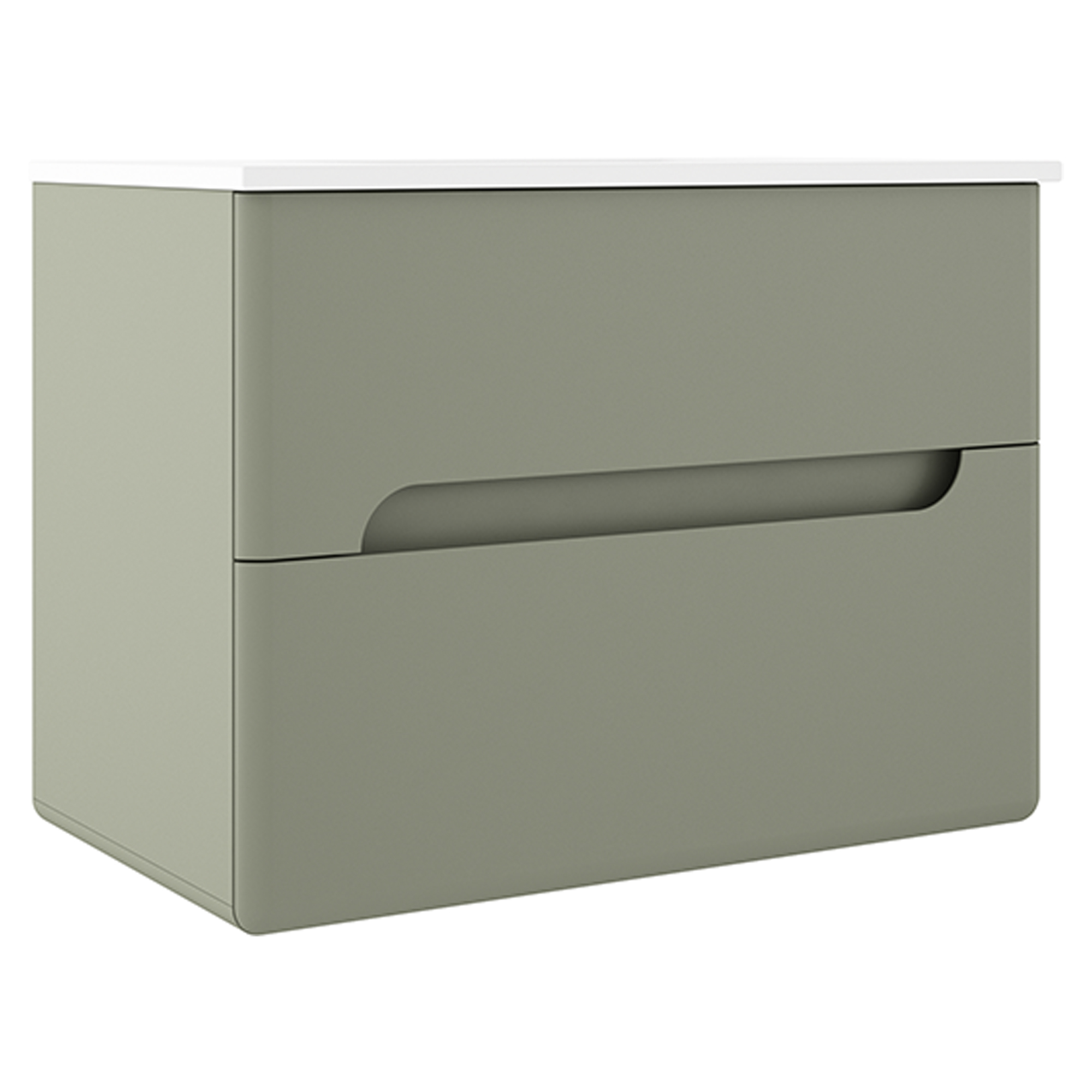 Underskab Rondo Oliven Mat 80 cm