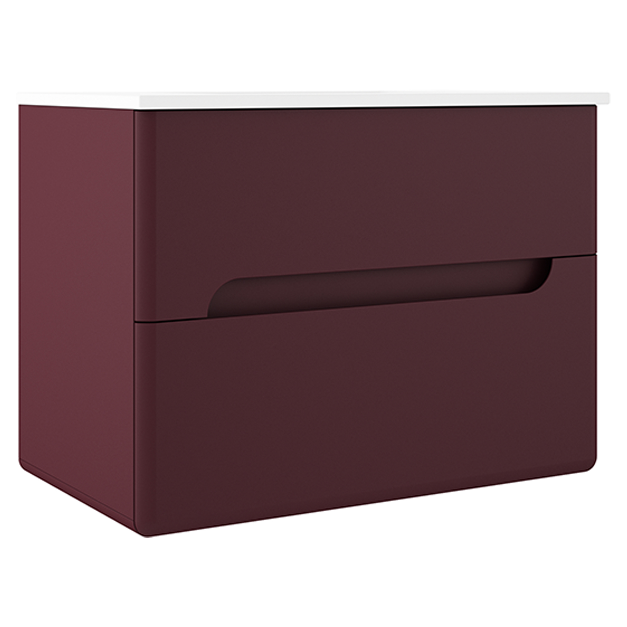 Underskab Rondo Rød Mat 80 cm