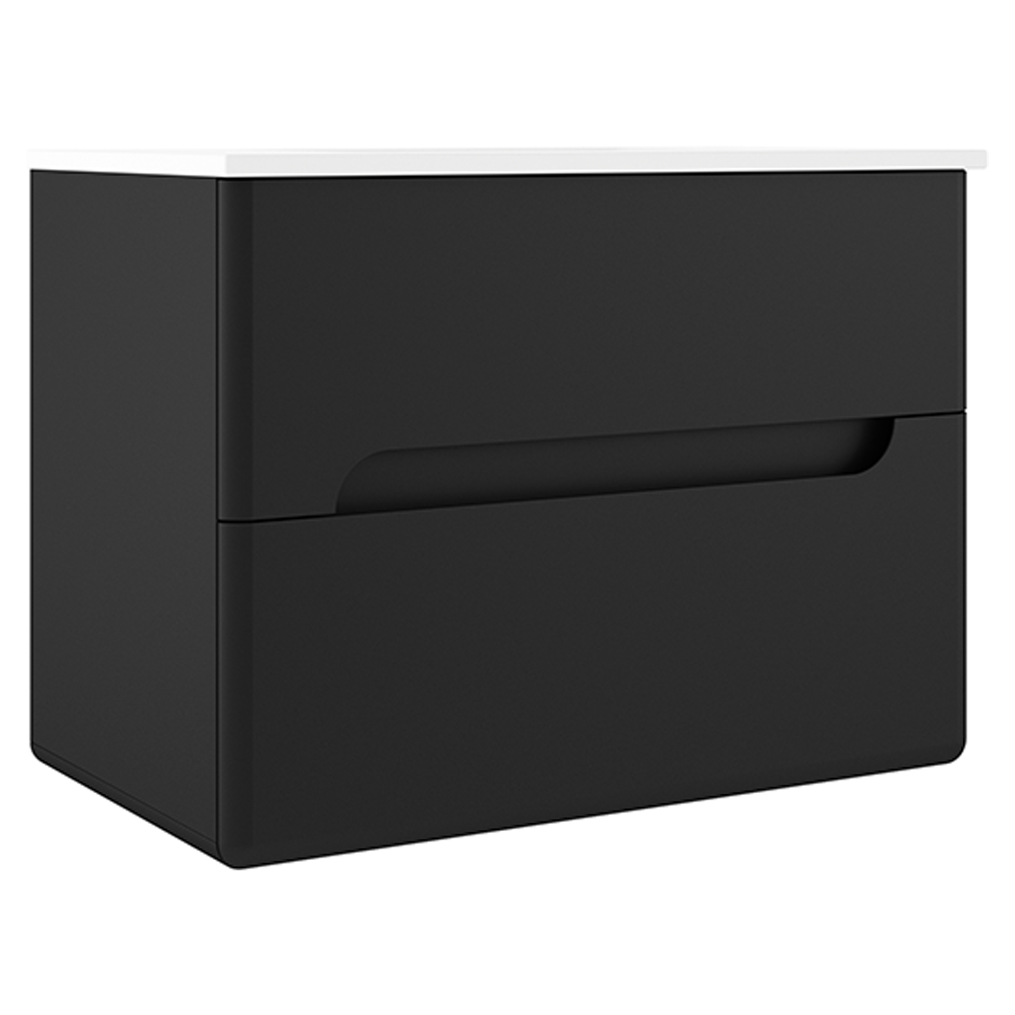 Underskab Rondo Sort Mat 80 cm